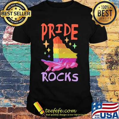 Pride rock map LGBT shirt