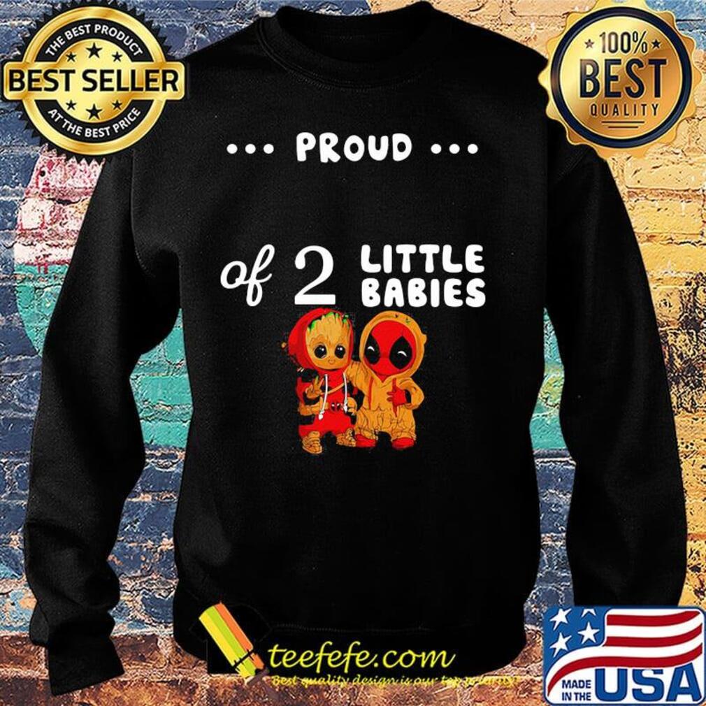 Proud of 2 little babies groot and spider man s Sweater Proud of 2 little babies groot and spider man s Sweater