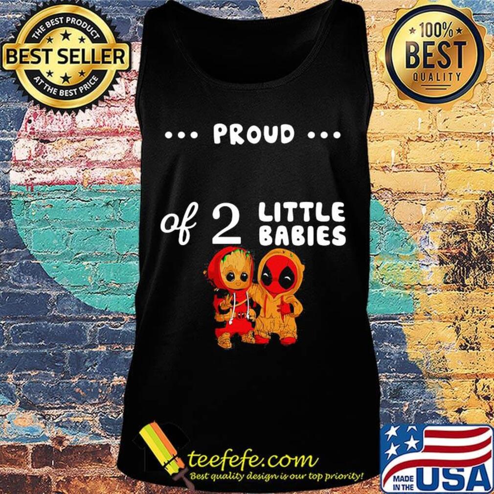 Proud of 2 little babies groot and spider man s Tank top Proud of 2 little babies groot and spider man s Tank top