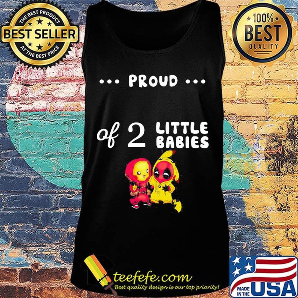 Proud of 2 little babies pokemon and spider man s Tank top Proud of 2 little babies pokemon and spider man s Tank top
