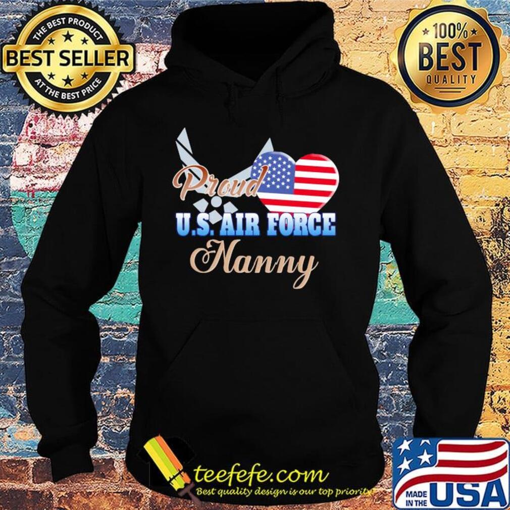 Proud u.s.air force nanny heart american flag independence day s Hoodie Proud u.s.air force nanny heart american flag independence day s Hoodie