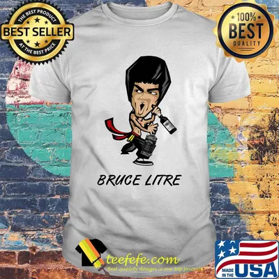 Pruce Litre with Wine Pruce Lee Shirt