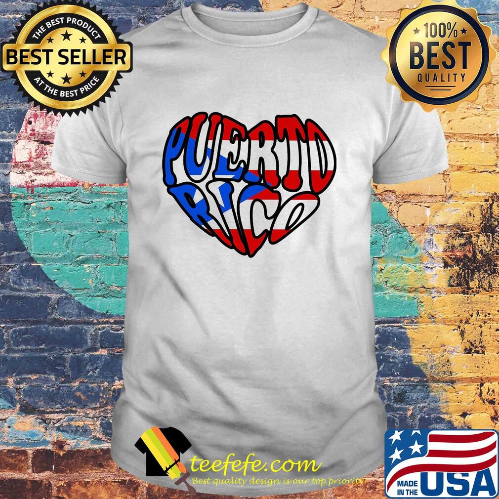 Puerto rico American flag veteran Independence Day shirt