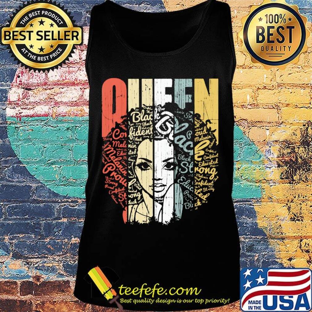 Queen Black Lives Matter Strong Melanin Shirt Tank top Queen Black Lives Matter Strong Melanin Shirt Tank top