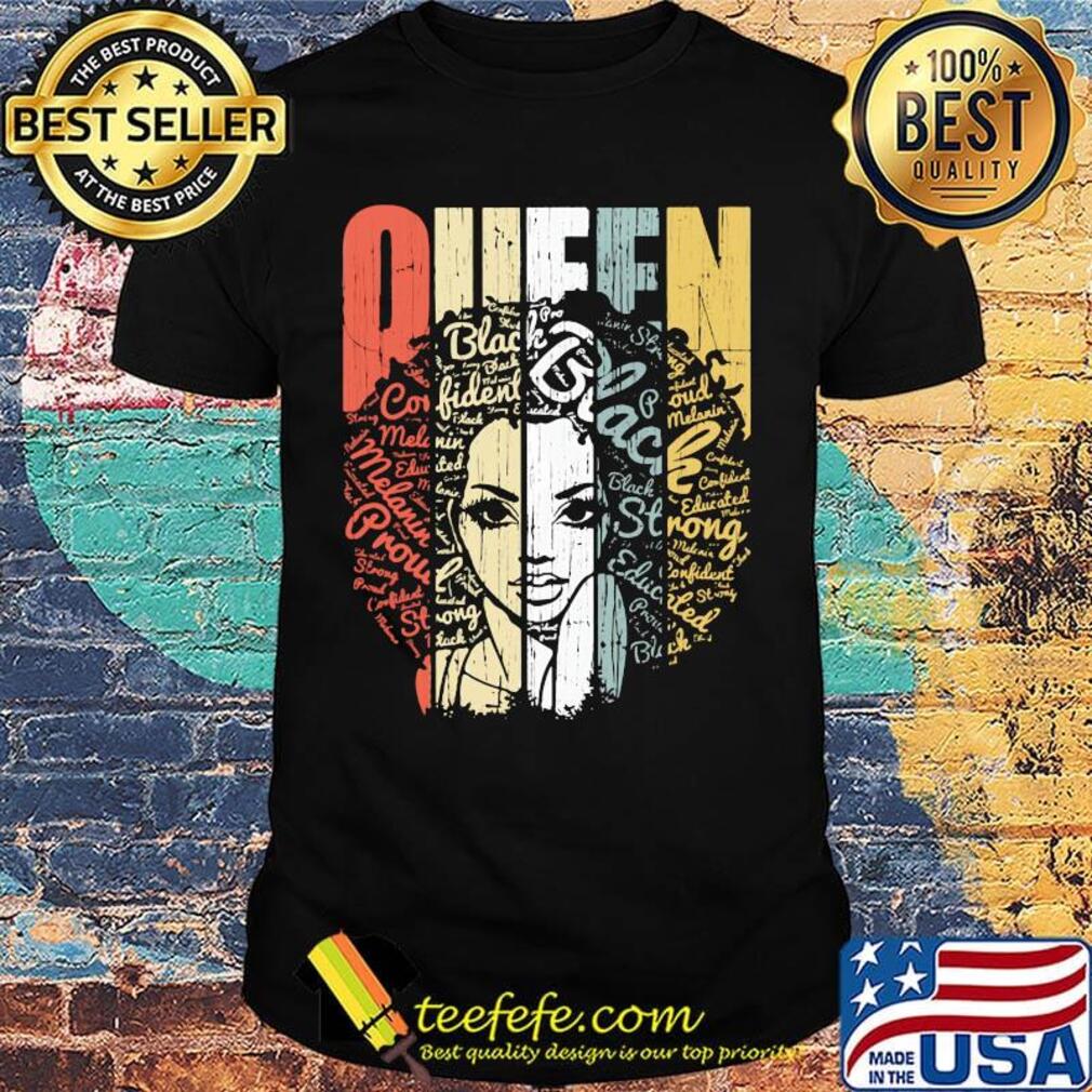 Queen Black Lives Matter Strong Melanin Shirt