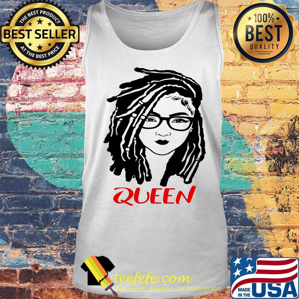 Queen Black Red Wearing Glasses Shirt Tank top Queen Black Red Wearing Glasses Shirt Tank top