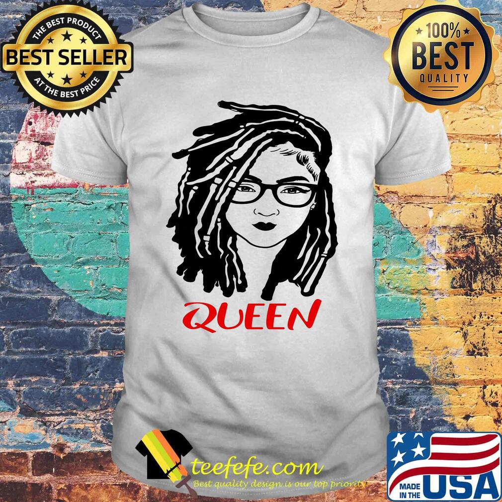 Queen Black Red Wearing Glasses Shirt Queen Black Red Wearing Glasses Shirt