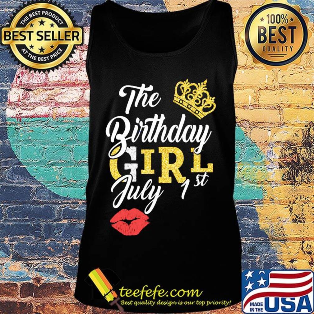 Queen the birthday girl july 1st lips s Tank top Queen the birthday girl july 1st lips s Tank top