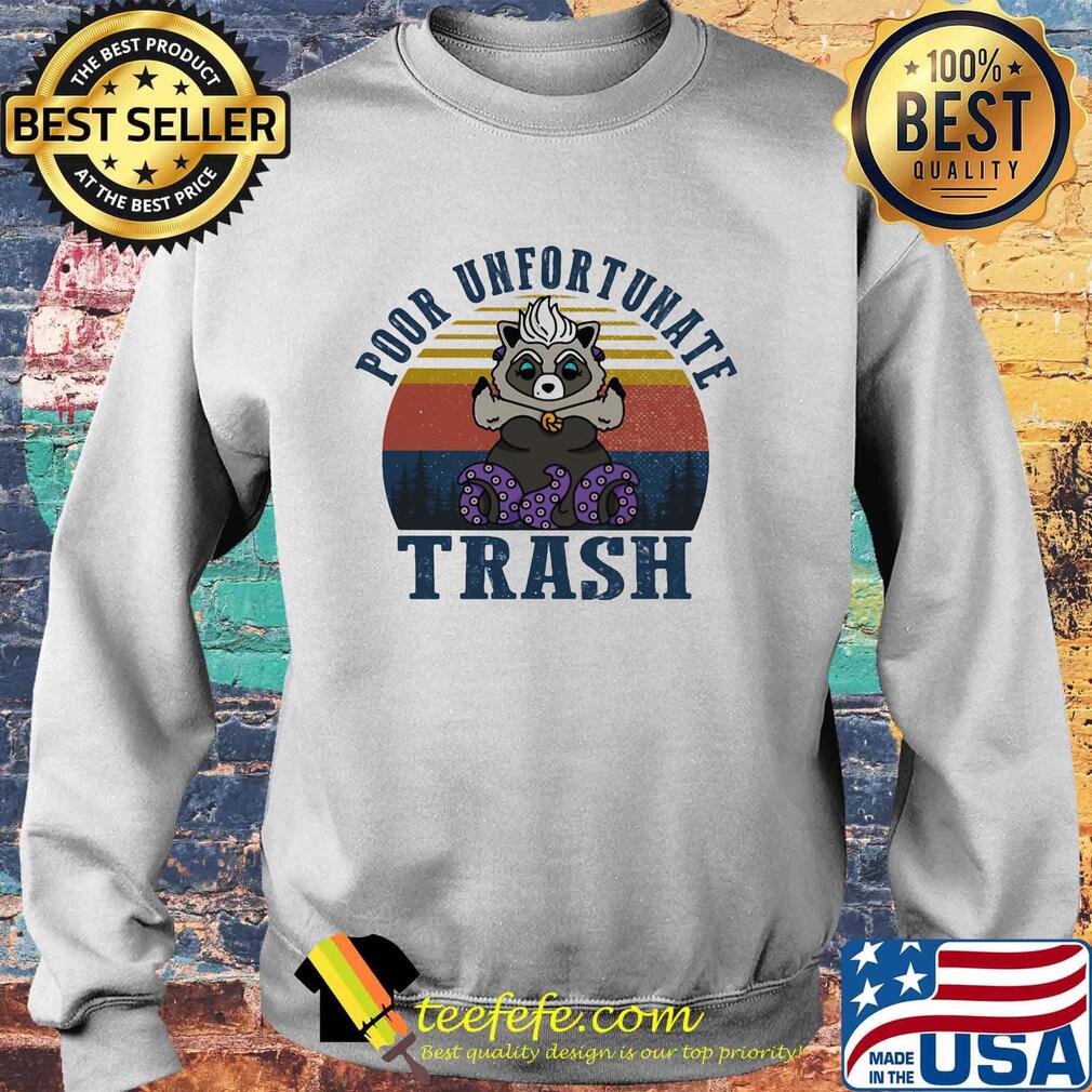 Raccoon poor unfortunate trash vintage retro s Sweater Raccoon poor unfortunate trash vintage retro s Sweater