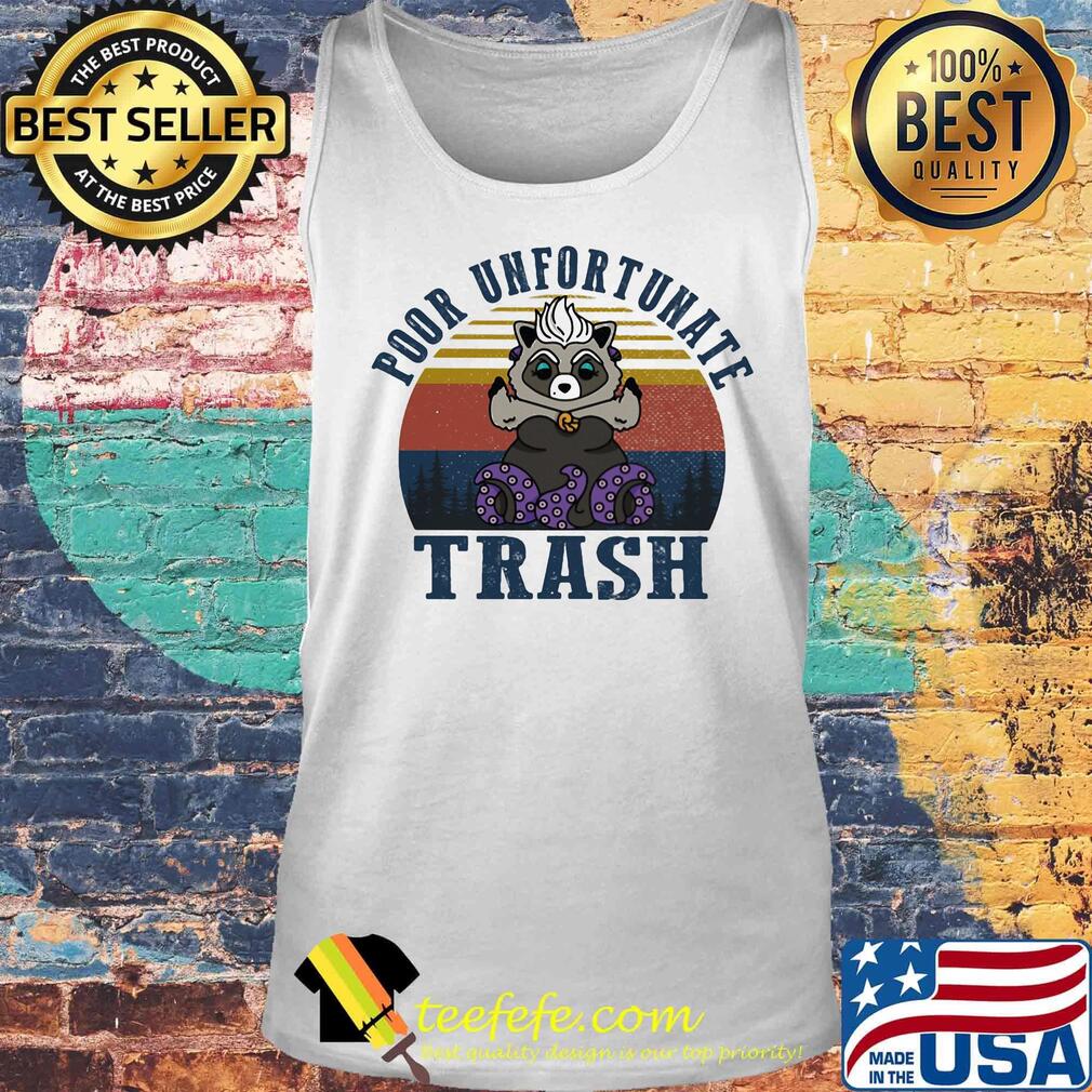 Raccoon poor unfortunate trash vintage retro s Tank top Raccoon poor unfortunate trash vintage retro s Tank top