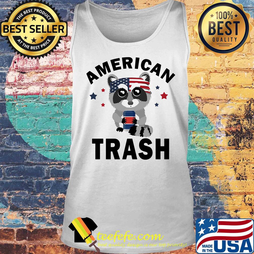 Racoon American trash flag veteran Independence day s Tank top Racoon American trash flag veteran Independence day s Tank top