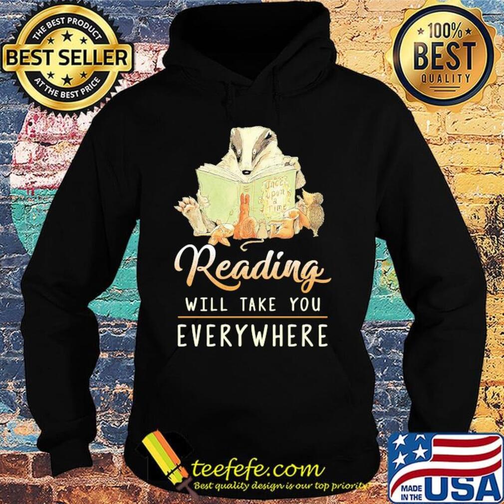 Rading Will Take You Everywhere Book Squirrel Shirt Hoodie Rading Will Take You Everywhere Book Squirrel Shirt Hoodie