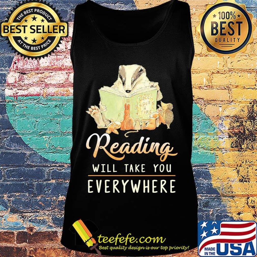 Rading Will Take You Everywhere Book Squirrel Shirt Tank top Rading Will Take You Everywhere Book Squirrel Shirt Tank top