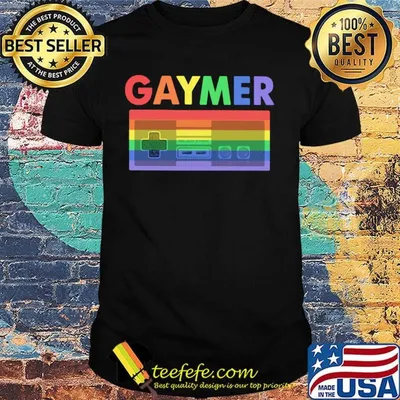 Rainbow Cassette Gaymer Pride LGBT Shirt