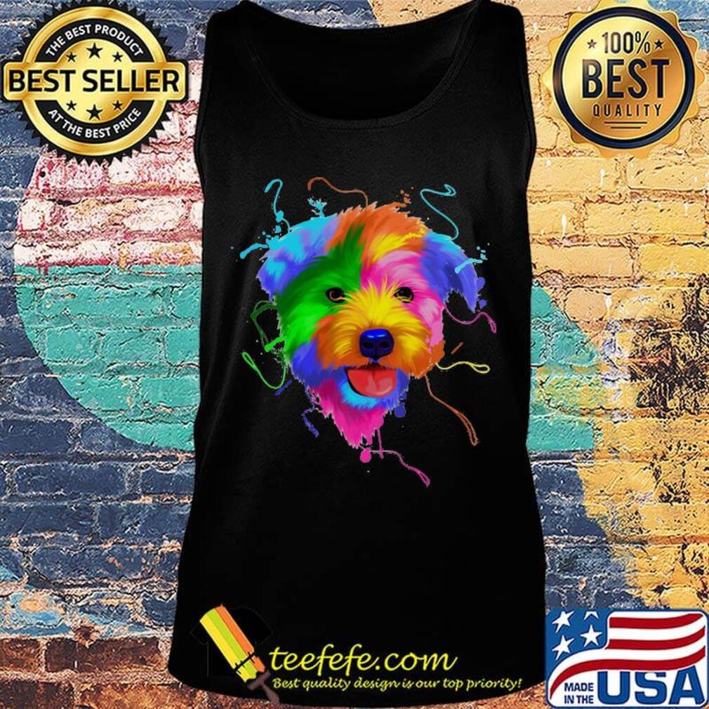 Rainbow flag lgbt dog s Tank top Rainbow flag lgbt dog s Tank top