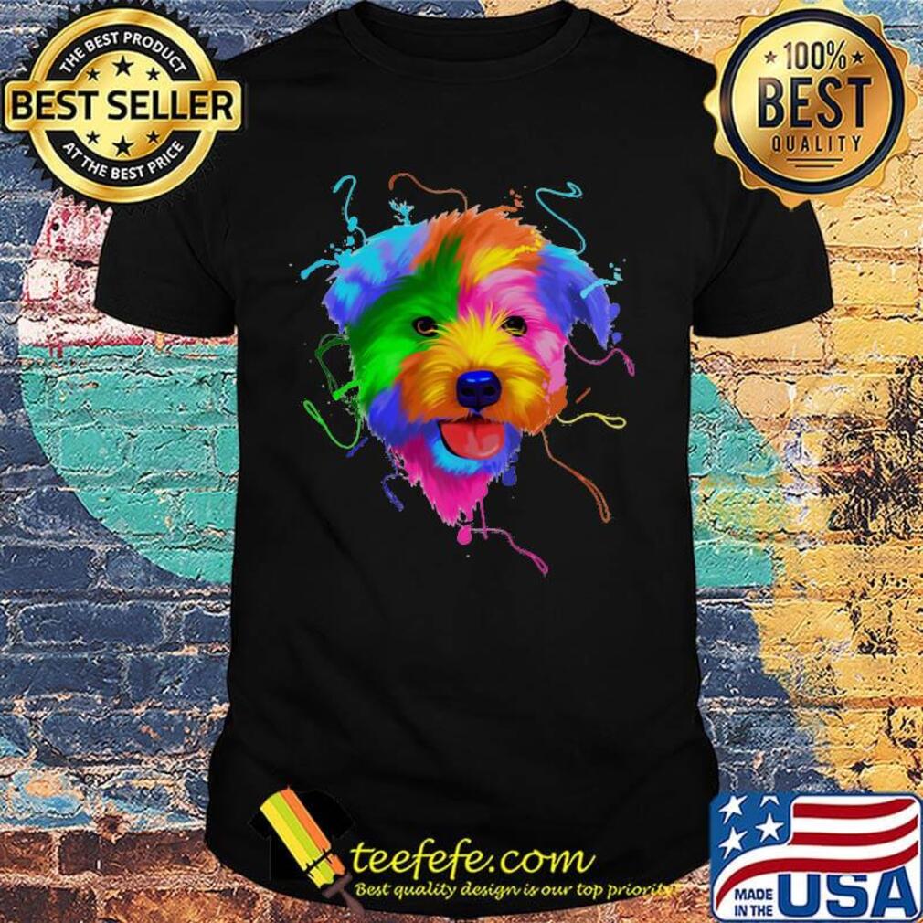 Rainbow flag lgbt dog shirt Rainbow flag lgbt dog shirt