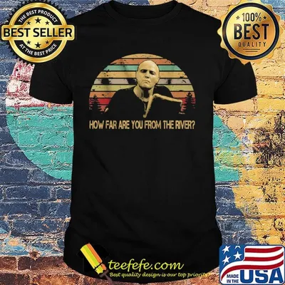 Randy orton how far are you from the river book vintage retro shirt