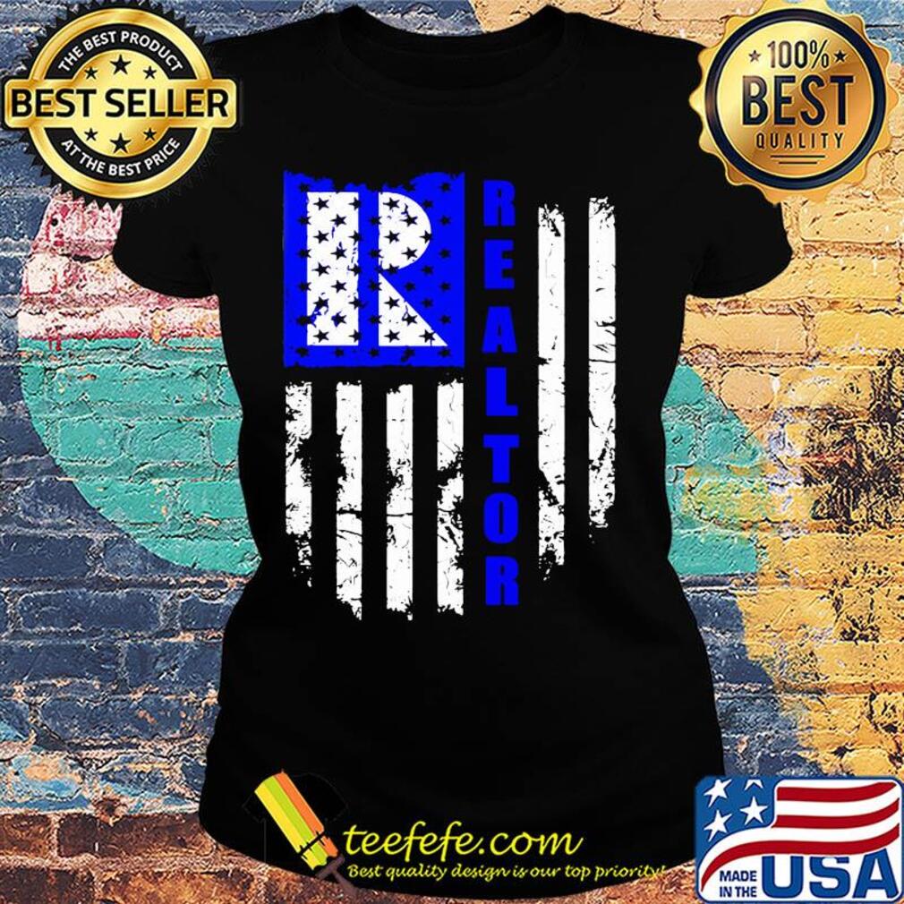 Realtor logo american flag independence day s Ladies tee Realtor logo american flag independence day s Ladies tee