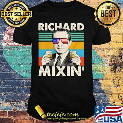 Richard mixin drinking 4th of july vintage retro shirt