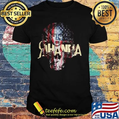 Rihanna american flag independence day shirt