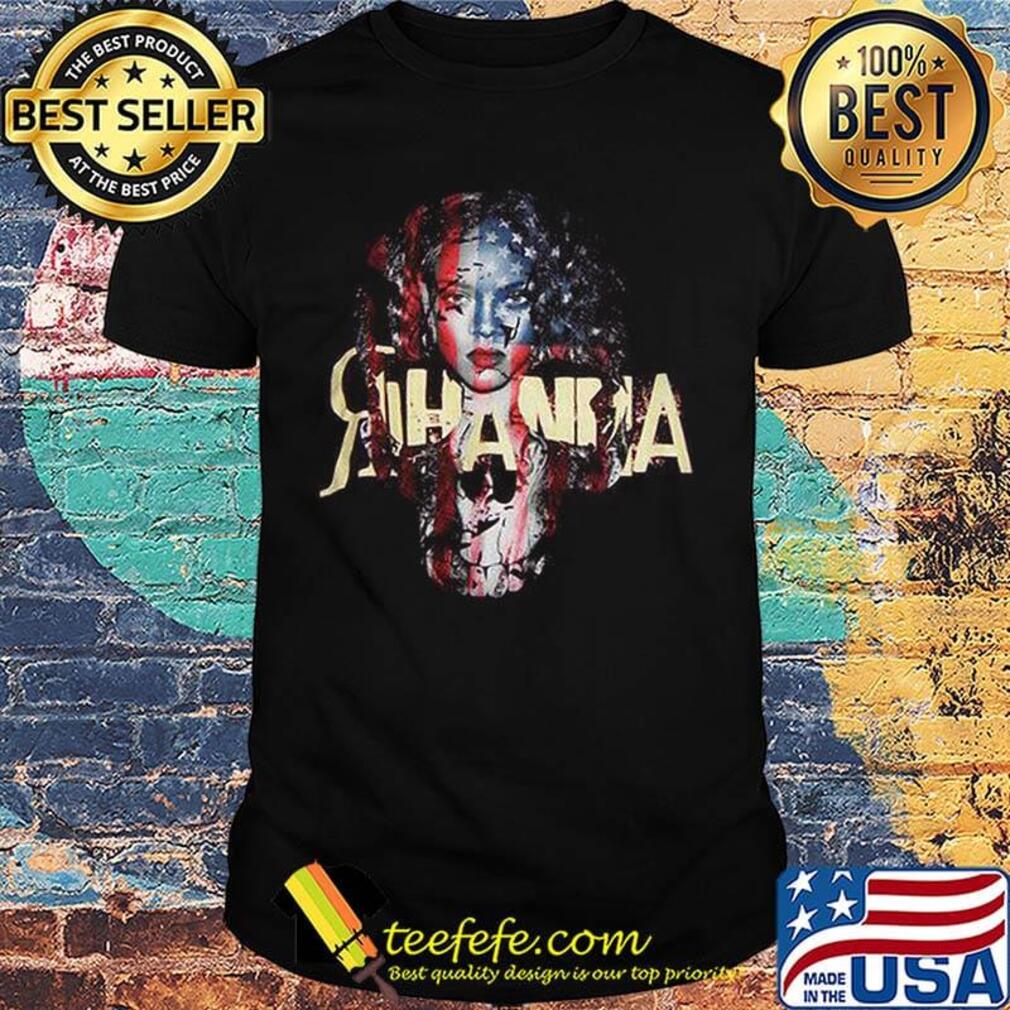 Rihanna american flag independence day shirt