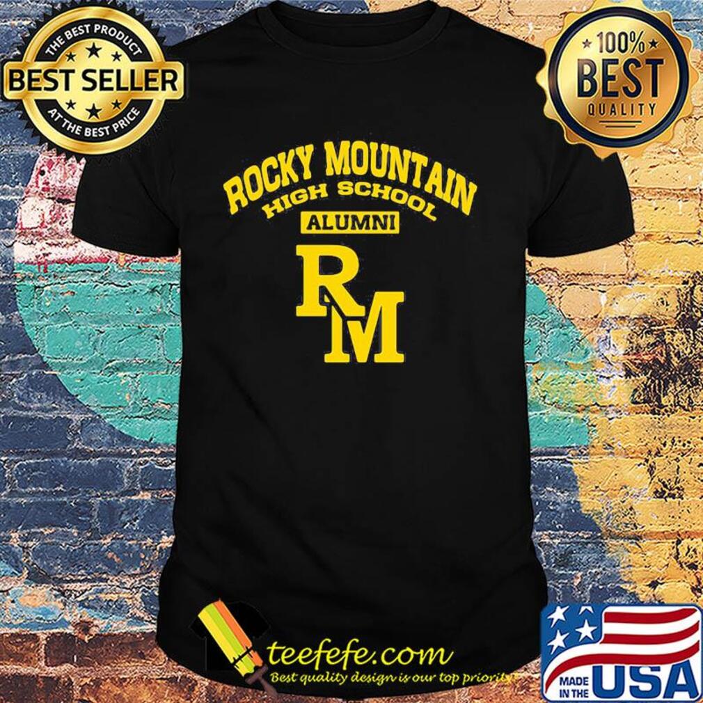 Rocky mountain high school alumni logo shirt Rocky mountain high school alumni logo shirt