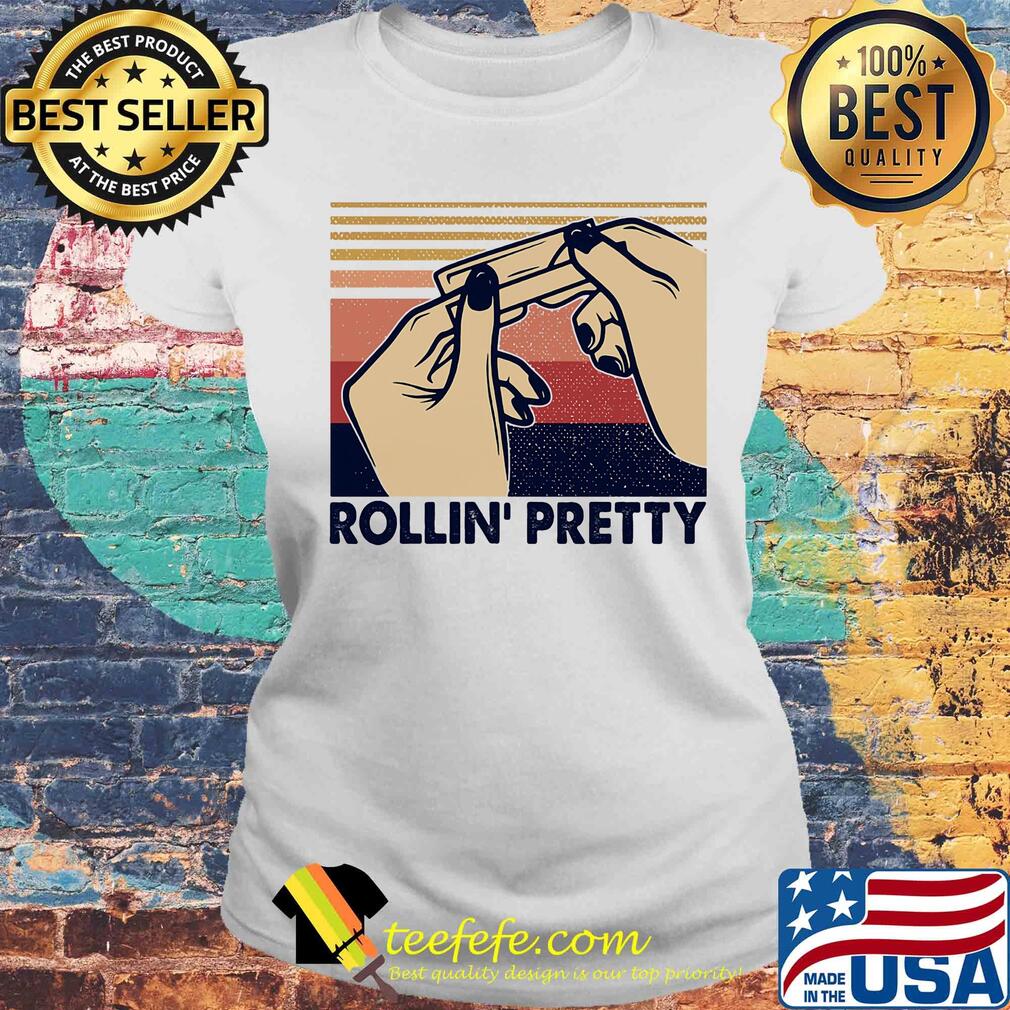 Rolling pretty hands vintage retro s Laides tee Rolling pretty hands vintage retro s Laides tee