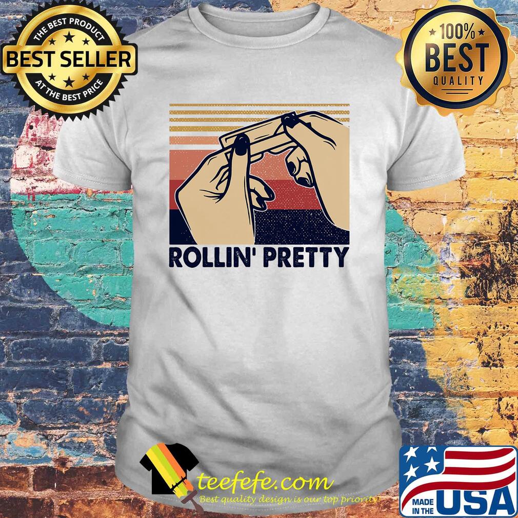 Rolling pretty hands vintage retro shirt