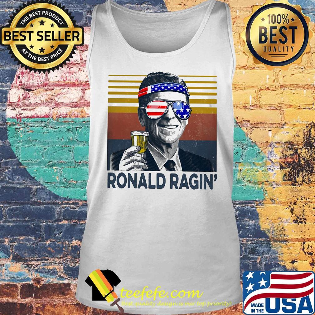 Ronald ragin drinking beer american flag independence day vintage retro s Tank top Ronald ragin drinking beer american flag independence day vintage retro s Tank top
