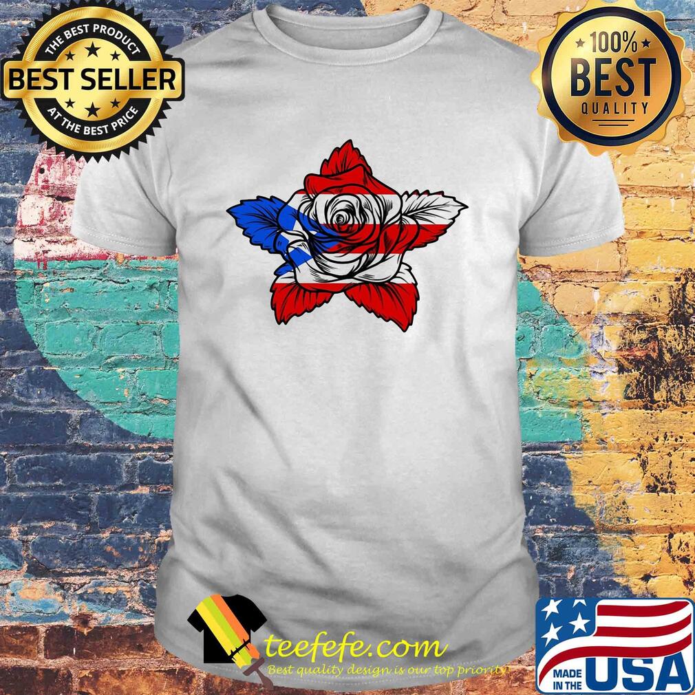 Rose American flag veteran Independence Day shirt Rose American flag veteran Independence Day shirt