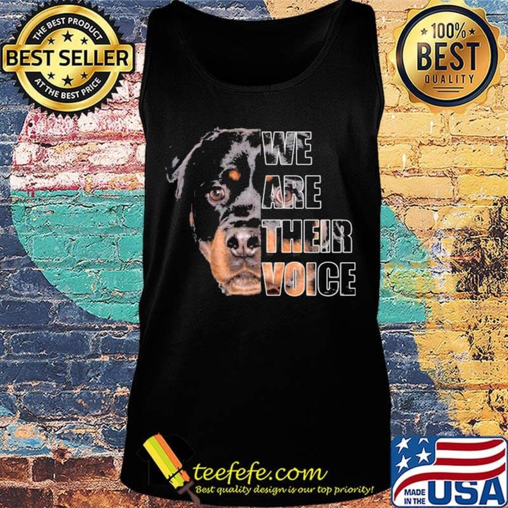 Rottweiler we are their voice s Tank top Rottweiler we are their voice s Tank top