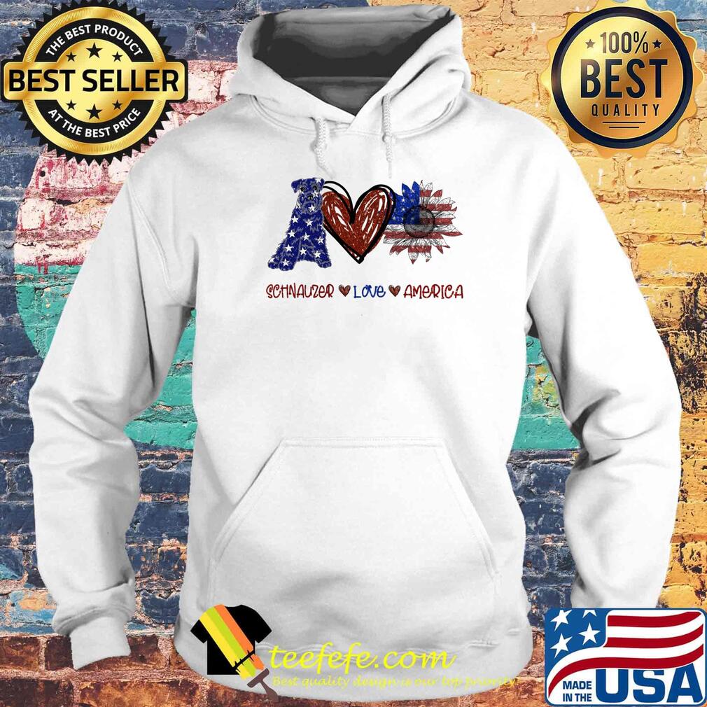Schnauzer love america 4th of july independence day s Hoodie Schnauzer love america 4th of july independence day s Hoodie
