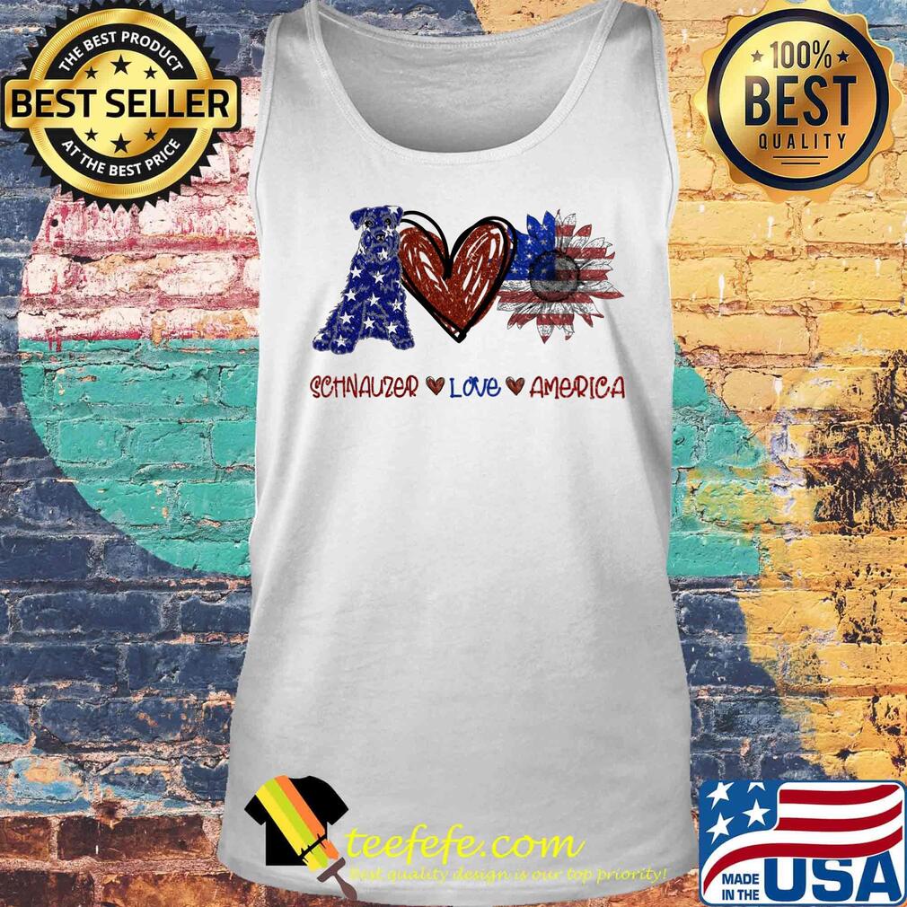 Schnauzer love america 4th of july independence day s Tank top Schnauzer love america 4th of july independence day s Tank top