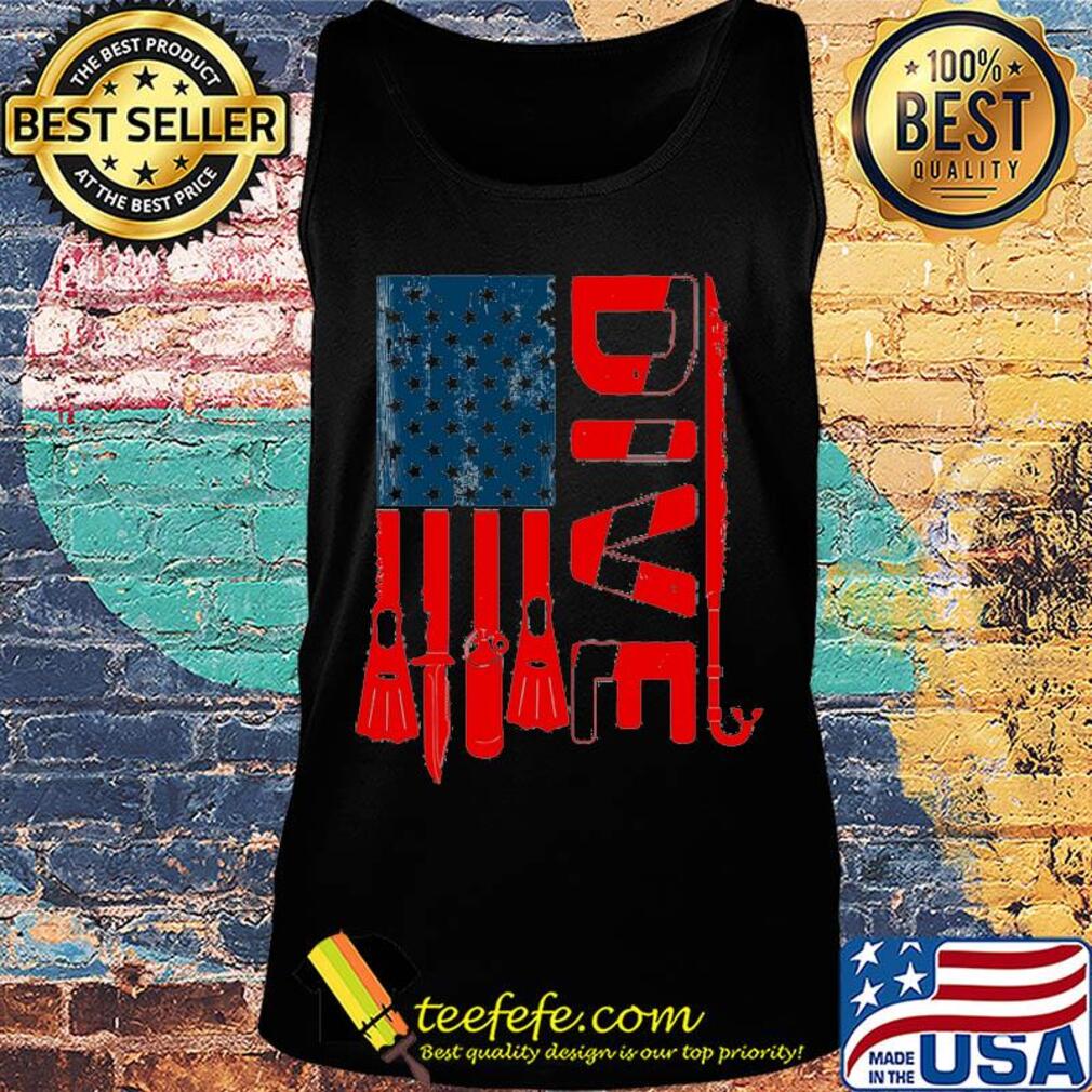 Scuba diving dive american flag independence day s Tank top Scuba diving dive american flag independence day s Tank top