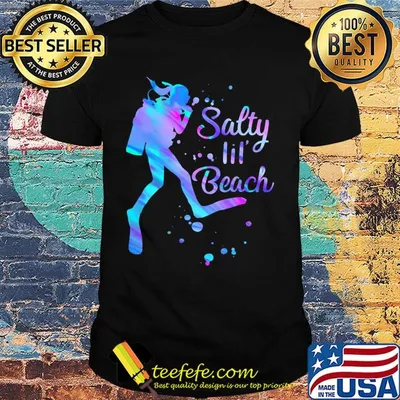 Scuba diving salty lil' beach shirt