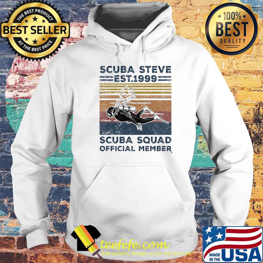 Scuba steve est 1999 scuba squad official member vintage retro s Hoodie Scuba steve est 1999 scuba squad official member vintage retro s Hoodie