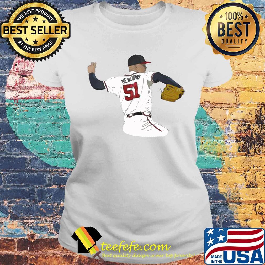 Sean newcomb 51 atlanta braves baseball team player s Laides tee Sean newcomb 51 atlanta braves baseball team player s Laides tee