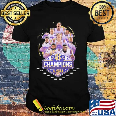 Sec champions 2019 LSU Tigers football team shirt