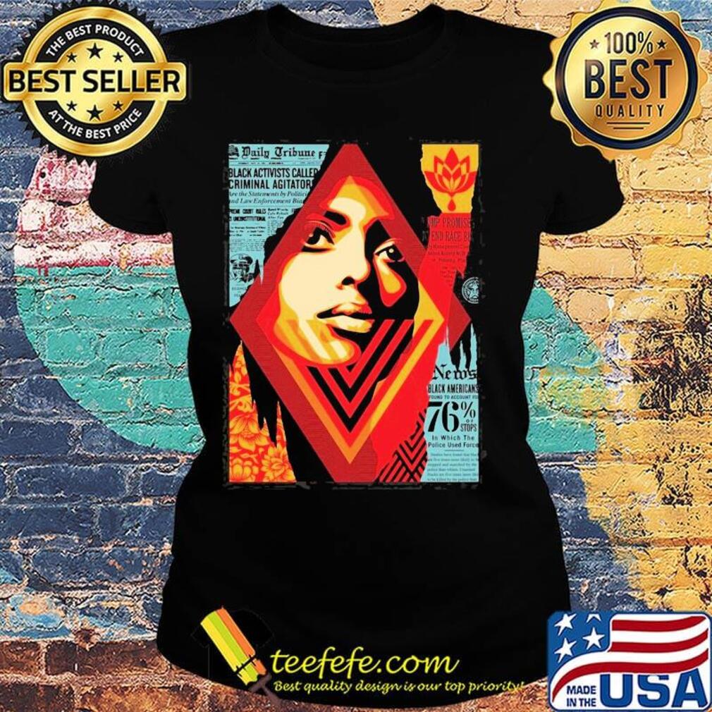 Shepard fairey bias by numbers s Ladies tee Shepard fairey bias by numbers s Ladies tee