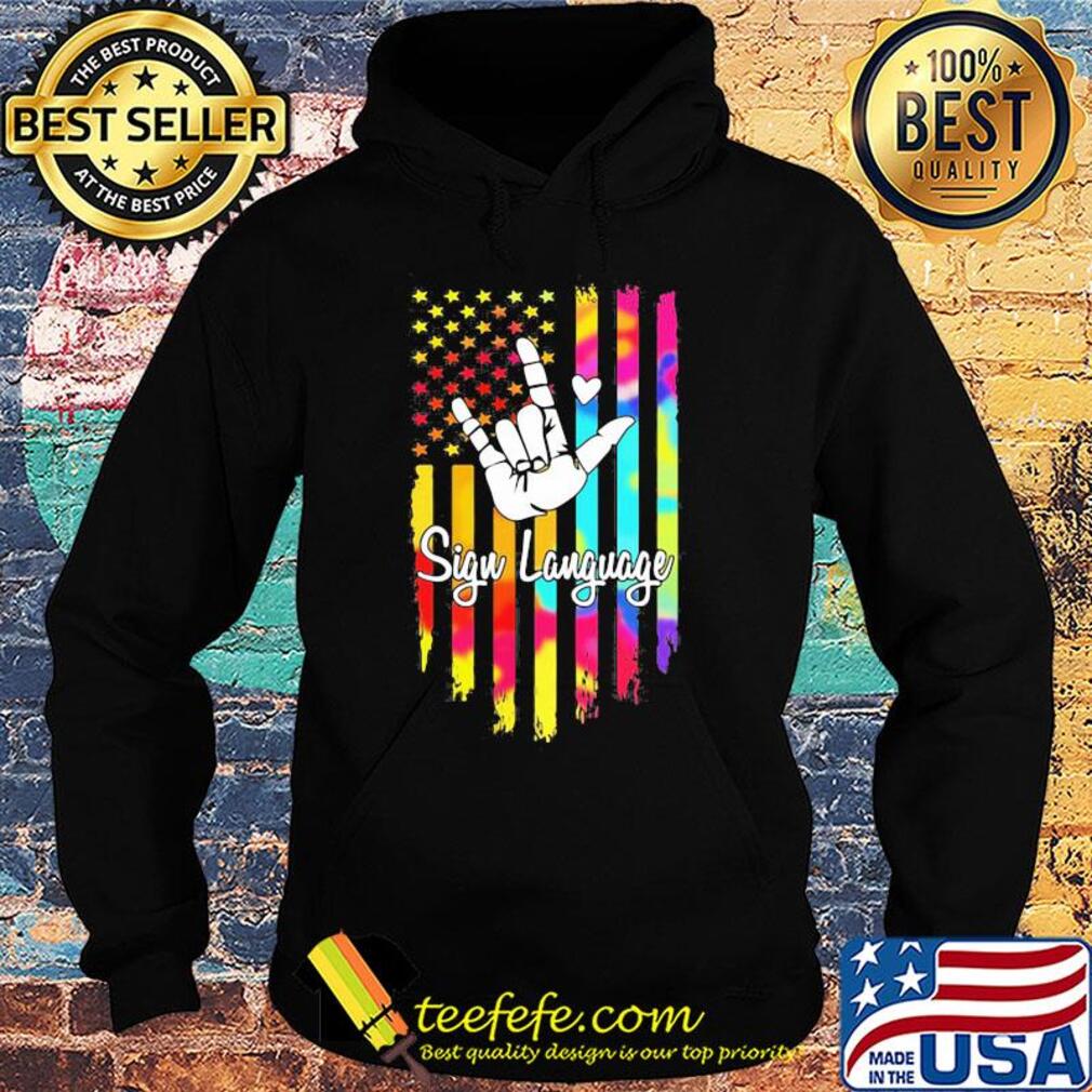 Sign language american flag independence day heart s Hoodie Sign language american flag independence day heart s Hoodie