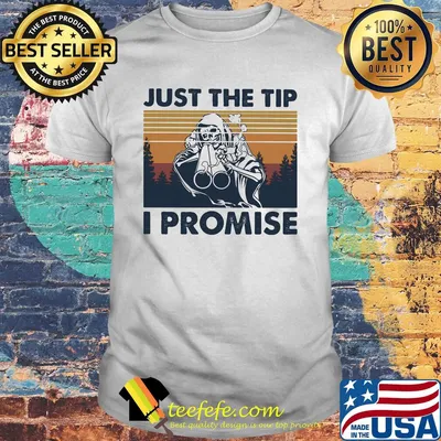 Skull gun just the tip i promise vintage retro shirt