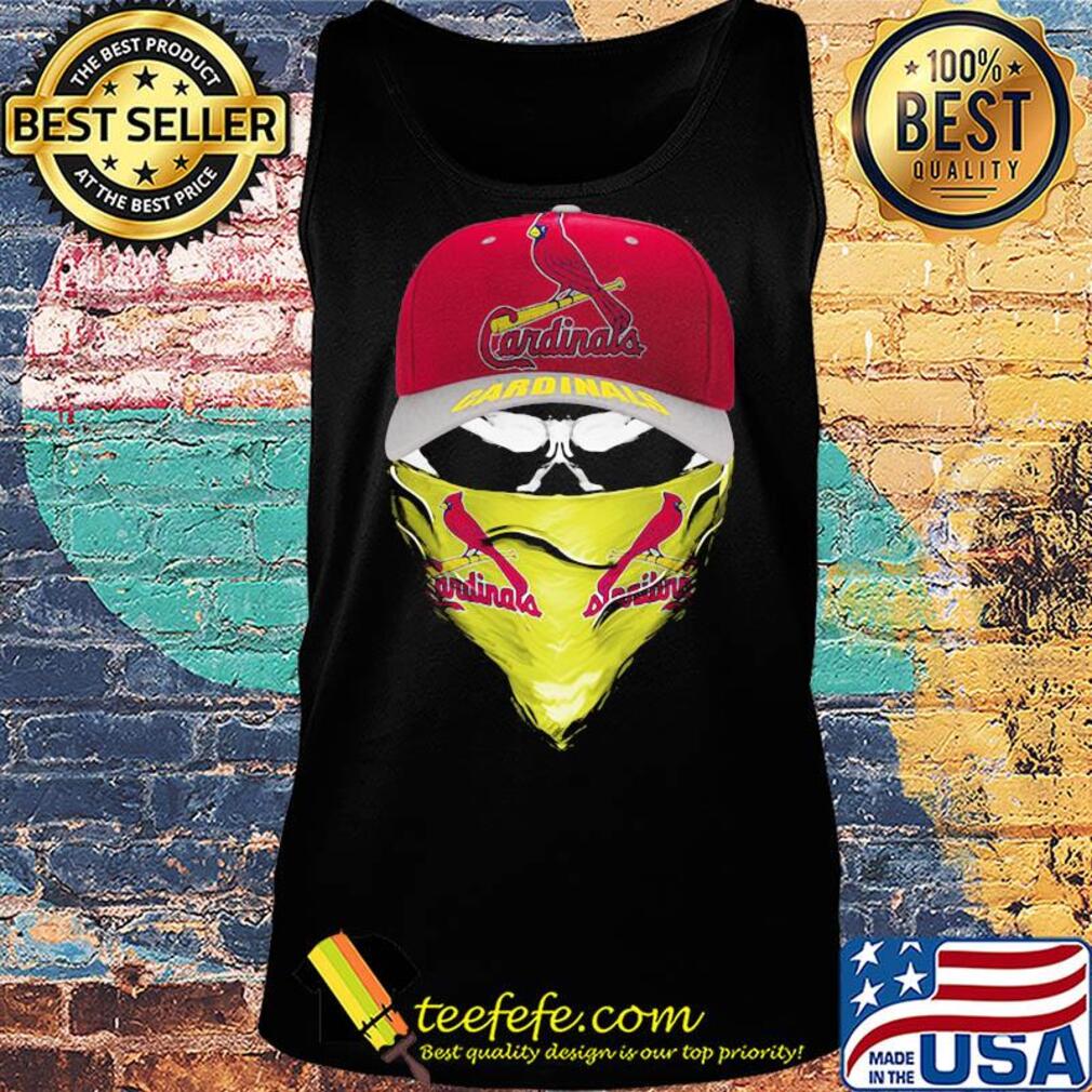 Skull mask st. louis cardinals baseball logo s Tank top Skull mask st. louis cardinals baseball logo s Tank top