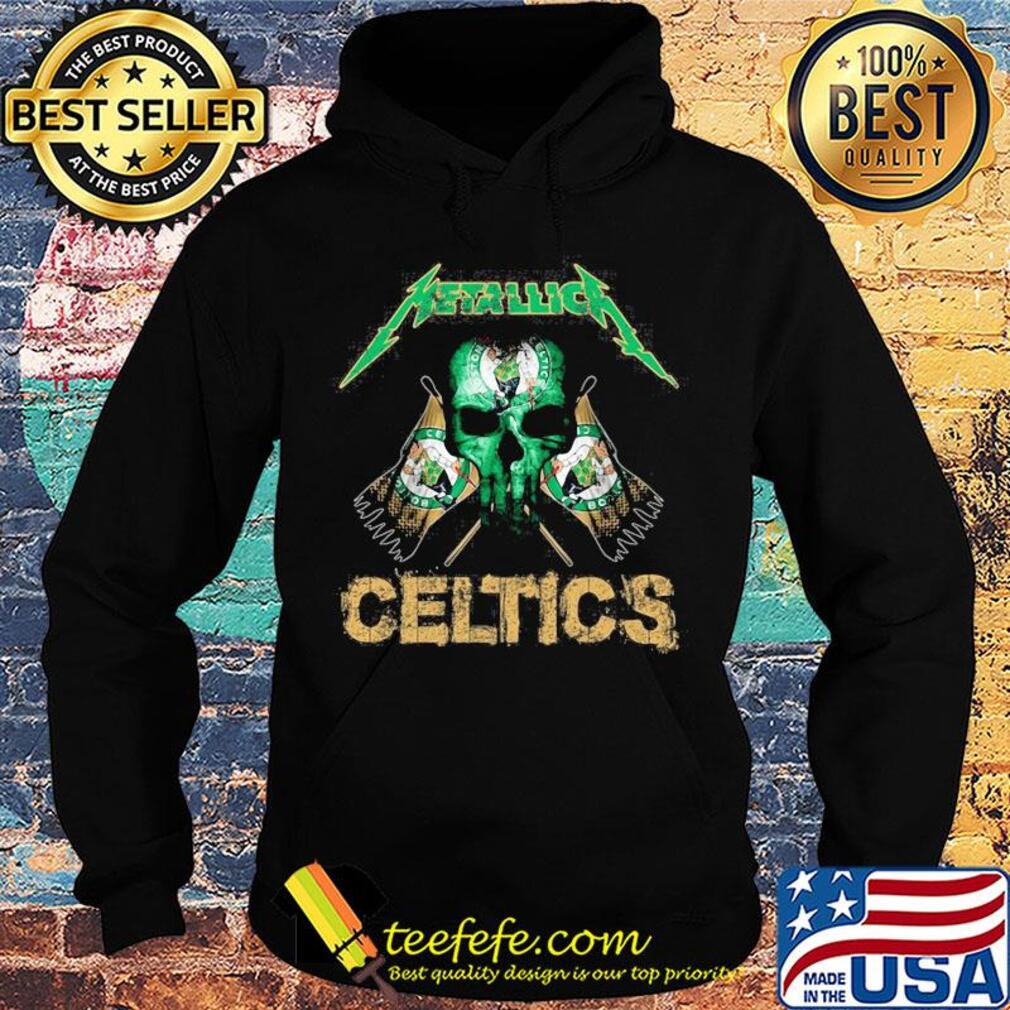Skull metallica boston celtics flag s Hoodie Skull metallica boston celtics flag s Hoodie