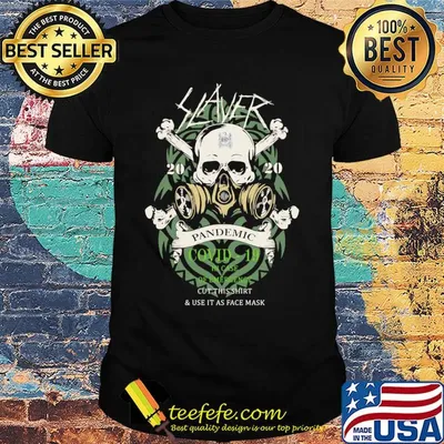 Skull slaver 2020 pandemic covid-19 in case of emergency cut this shirt and use it as face mask shirt
