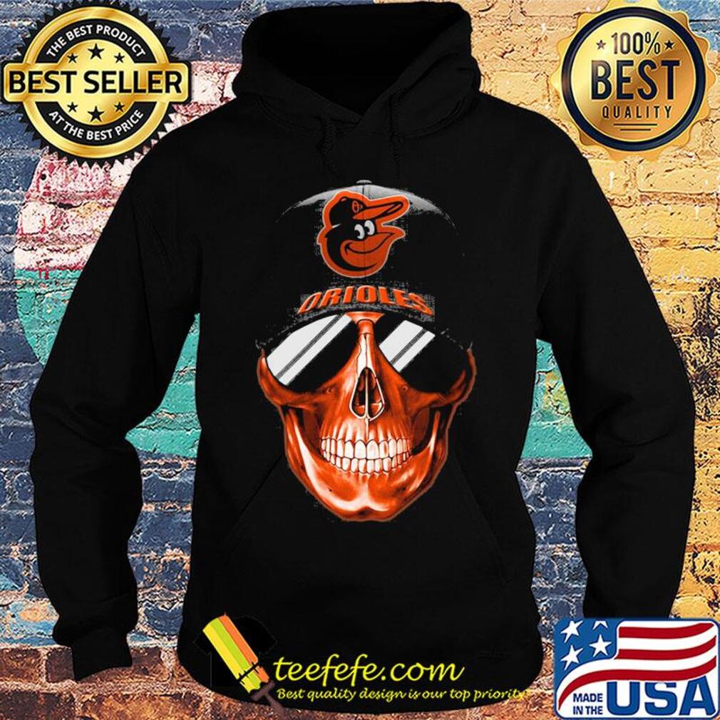 Skull smile baltimore orioles baseball s Hoodie Skull smile baltimore orioles baseball s Hoodie