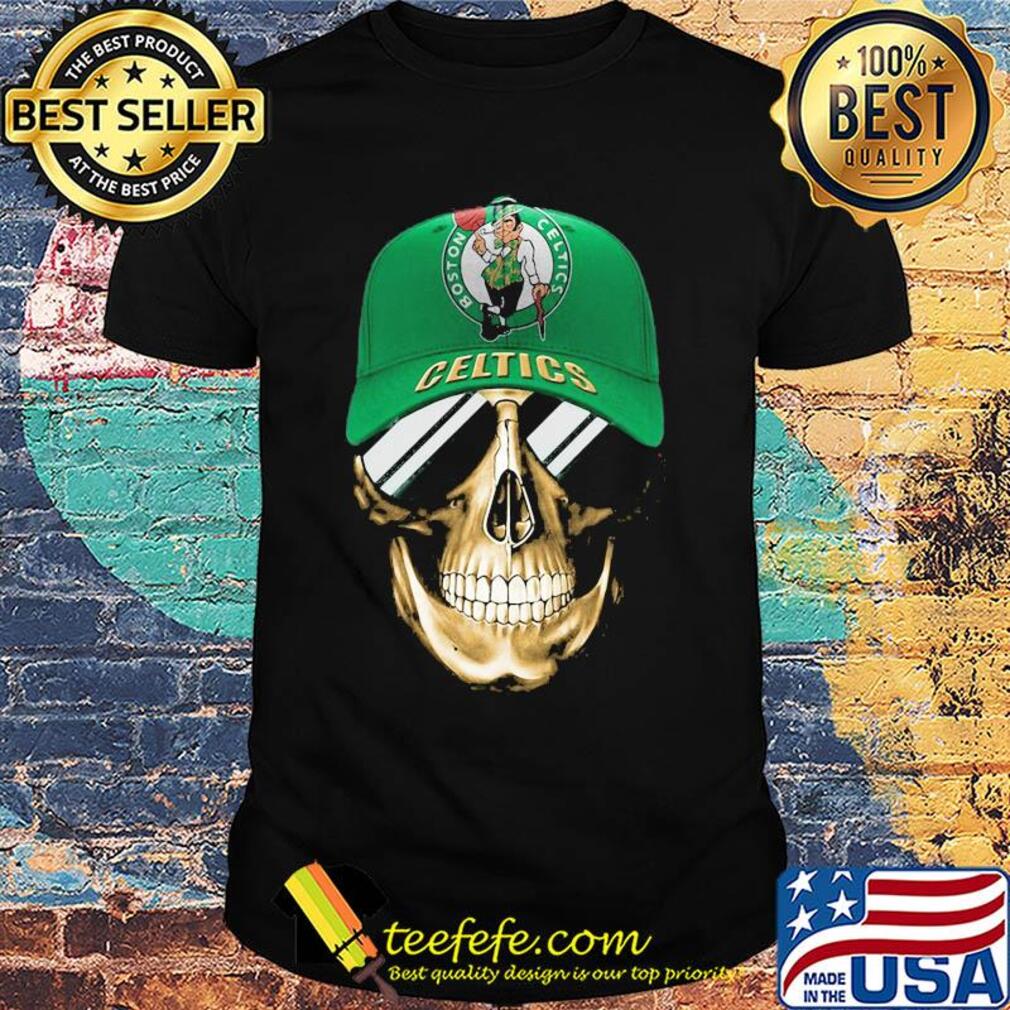 Skull smile oklahoma boston celtics basketball shirt