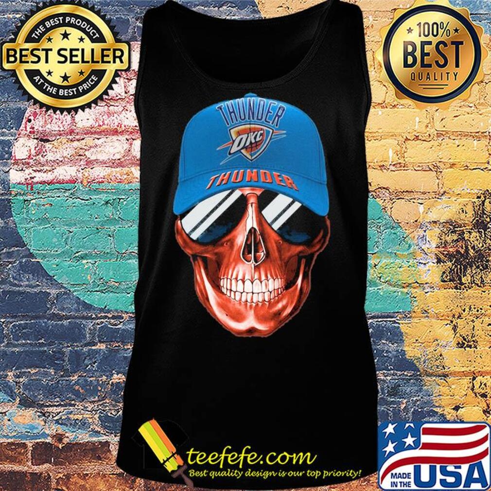 Skull smile oklahoma city thunder football s Tank top Skull smile oklahoma city thunder football s Tank top