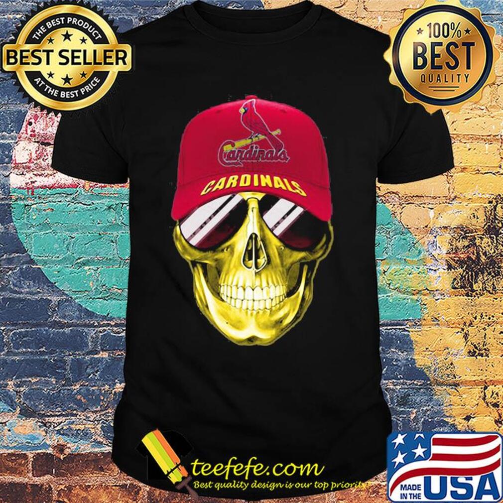 Skull smile st. louis cardinals baseball shirt Skull smile st. louis cardinals baseball shirt