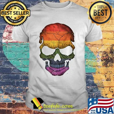 Skullcap Color Dark LGBT Shirt