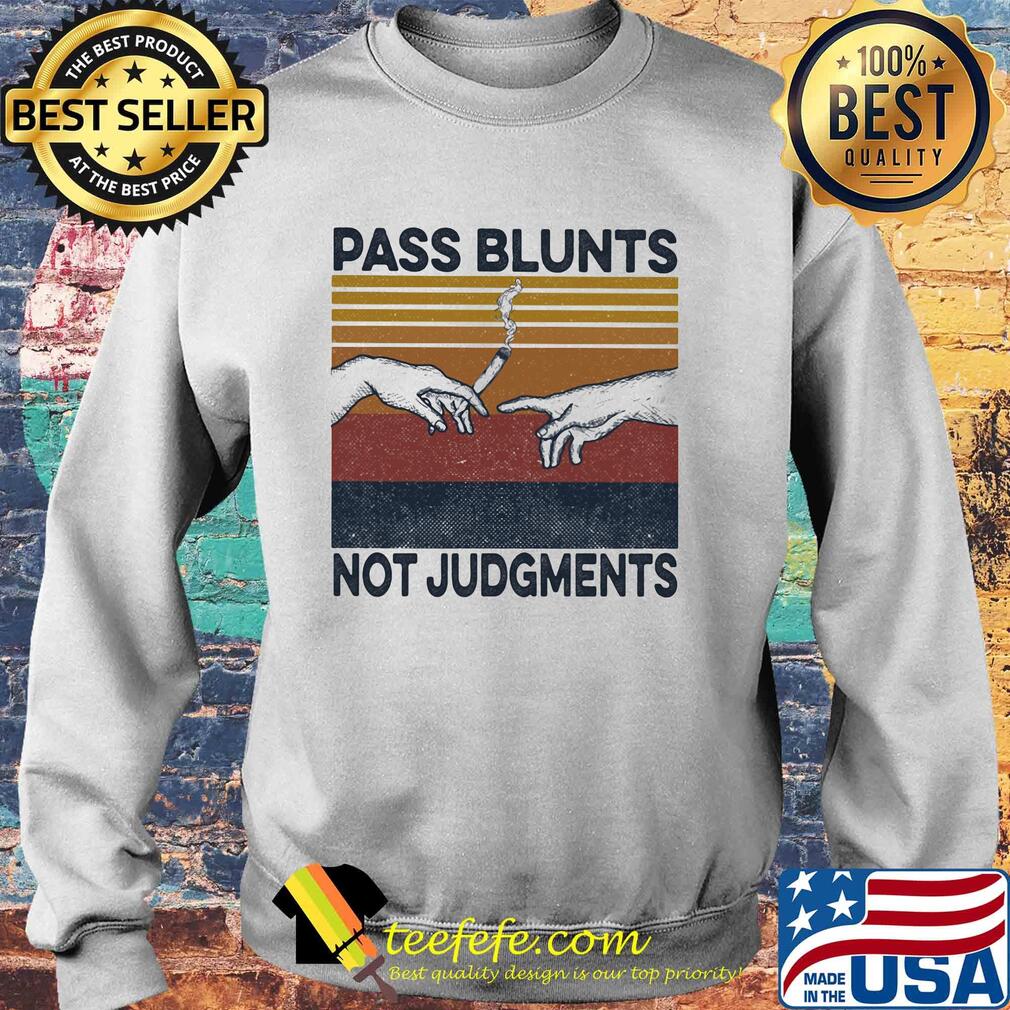 Smoking pass blunts not judgments vintage retro s Sweater Smoking pass blunts not judgments vintage retro s Sweater